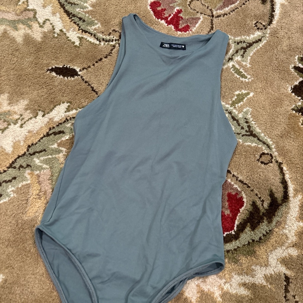 Zara olive green body suit